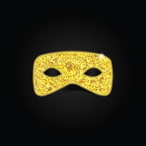 Magic gold mask — Stockový vektor