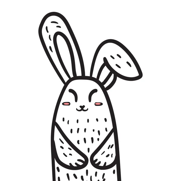 Glad påsk kanin — Stock vektor
