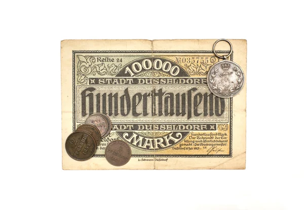 Collectibles Coins Banknotes Awards — стоковое фото