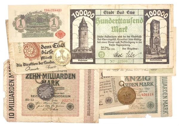 Collectibles Monedas Billetes Premios — Foto de Stock