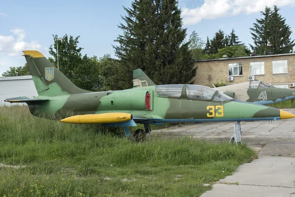 Exhibition of old model airplanes — Stock Photo, Image