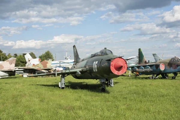 Exhibition of old model airplanes — Stock Photo, Image