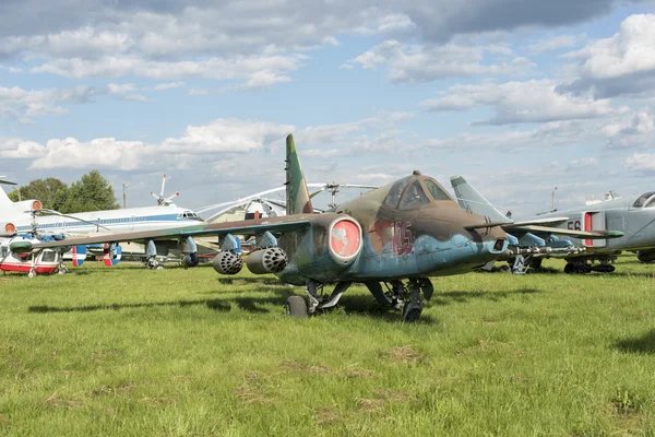 Exposition d'anciens modèles d'avions — Photo