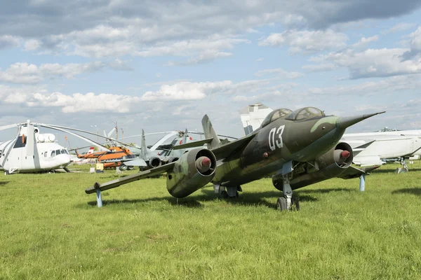 Ausstellung alter Modellflugzeuge — Stockfoto