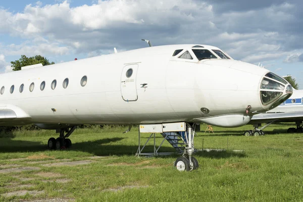 Ausstellung alter Modellflugzeuge — Stockfoto