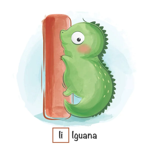 동물의 Iguana — 스톡 벡터
