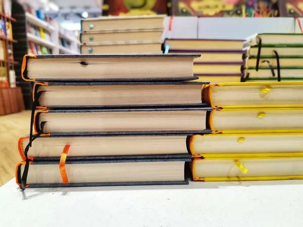 Tagesordnung Notizbuch Schreibwaren Bunte Agenda Buchhandlung — Stockfoto