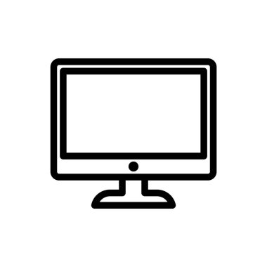 Bilgisayar defteri simge vektörü eps10 stok illüstrasyonu