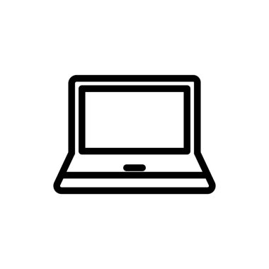 Masaüstü bilgisayar simgesi vektörü eps10 stok illüstrasyonu