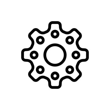 Vites seçenekleri ikon vektörü eps10 hisse illüstrasyonu