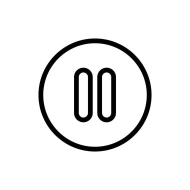 Denetim simge vektörü eps10 hisse illüstrasyonunu duraklat