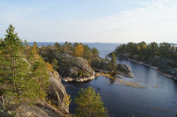 Ladoga Vahşi Doğanın Güzelliğini Körüklüyor — Stok fotoğraf