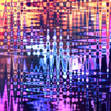 Soyut geometrik şeklin renk eğimli arkaplanı. Posterler için havalı arkaplan tasarımı