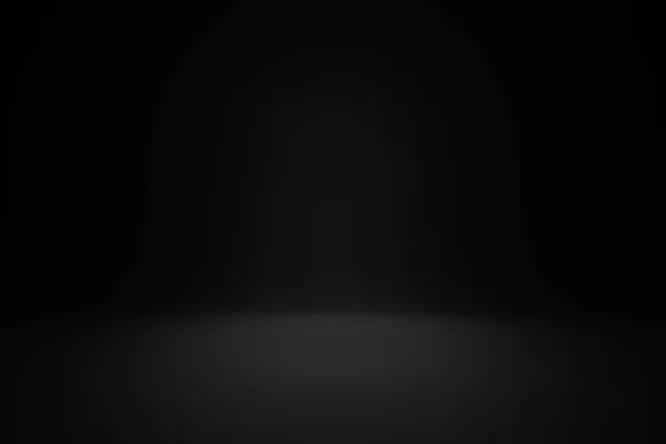 Blanco Luxe Zwarte Gradiënt Achtergrond Met Product Display Lege Studio — Stockfoto