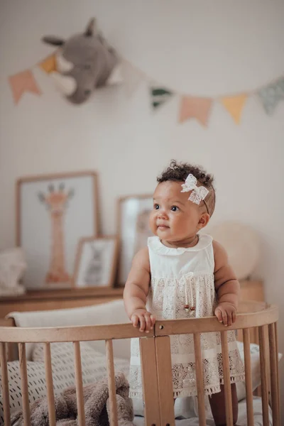 Raça Mista Bebê Bonito — Fotografia de Stock