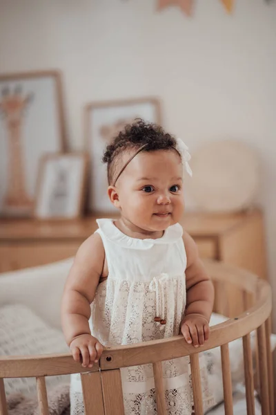Raça Mista Bebê Bonito — Fotografia de Stock