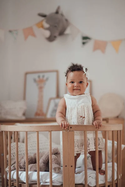 Raça Mista Bebê Bonito — Fotografia de Stock