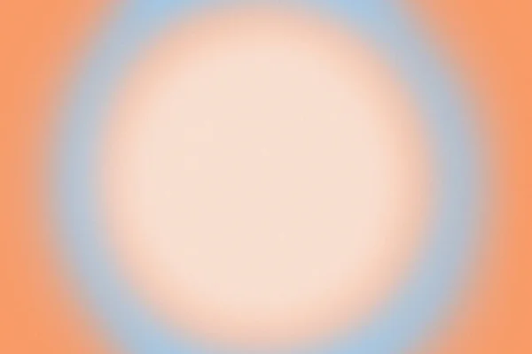 Cercle Halo mystérieux, santé mentale, énergie, aura. Bleu, orange naturel rond Grainy Gradient. — Photo