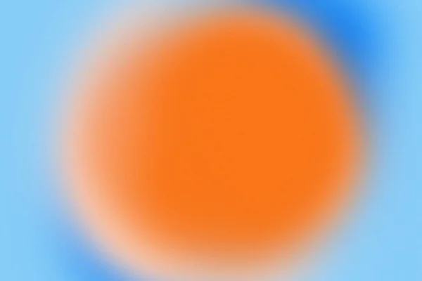 蓝色的 橙色的天然圆形颗粒梯度覆盖 复古70年代背景 摘要壁纸 流行的迷幻圈水泡背景 神秘光环 精神健康 光环海报 — 图库照片