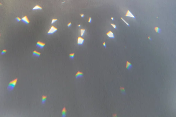 Prism Φως Διαρροή Λάμψη Επικάλυψη Φόντο Πρισματικές Ιριδίζουσες Ηλιακές Αντανακλάσεις — Φωτογραφία Αρχείου