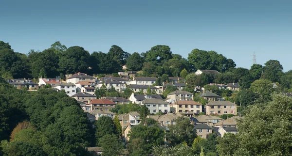 Case con vista aerea, Housing Estate, Sviluppo — Foto Stock