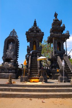 A picture of a hindu temple in Bali island