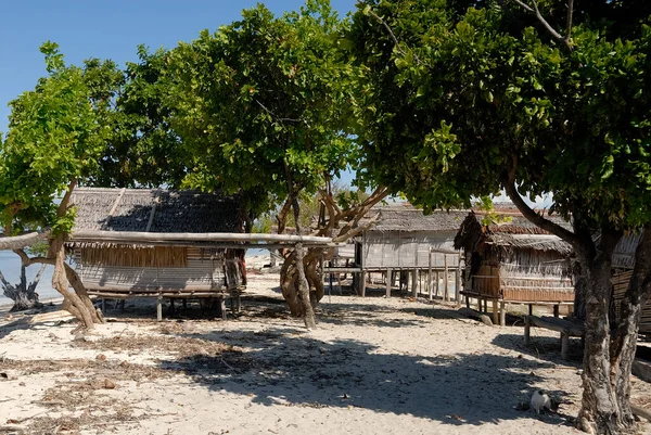 Una Imagen Pueblo Pescadores Indonesios Naturaleza — Foto de Stock