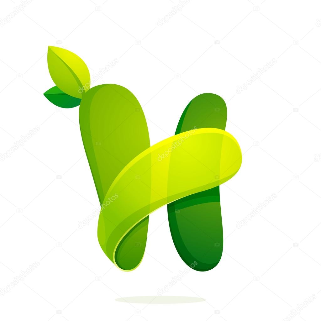 Font style, vector design template elements for your ecology application or corporate identity.