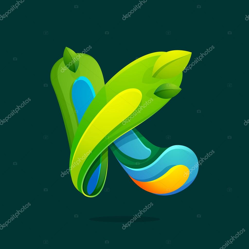 Font style, vector design template elements for your ecology application or corporate identity.