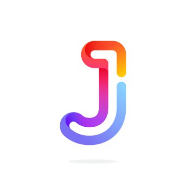 J harfi renkli logo.