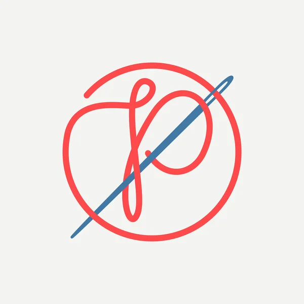 Λογότυπο γράμμα P — Διανυσματικό Αρχείο