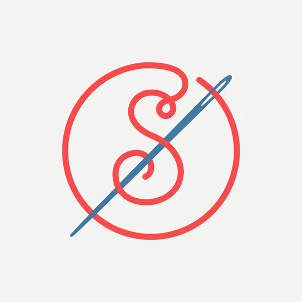 S λογότυπο επιστολή — Διανυσματικό Αρχείο