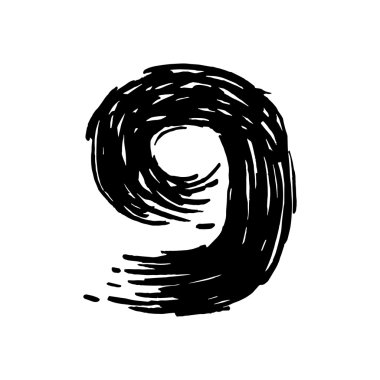 Keçeli kalemle boyalı 9.