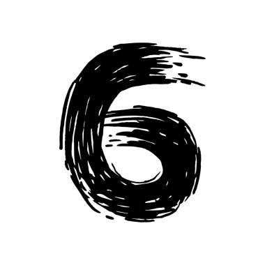 Altıncı keçeli kalemle boyalı.