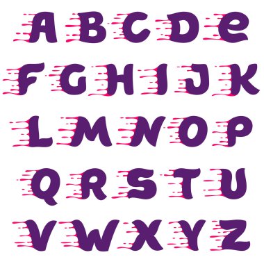 Hız veya kan satırla alfabesi.