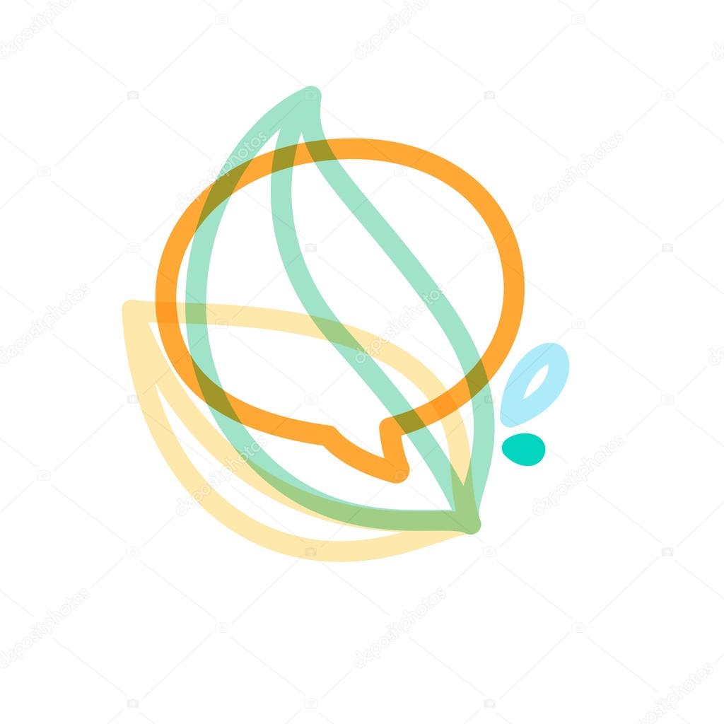 Vector design template elements for your application or corporate identity.