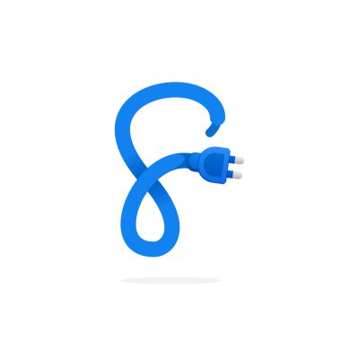F harf logo tak kablo ile kurulan.
