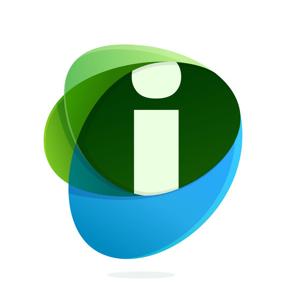 Письмо с зелеными листьями и голубыми каплями
.