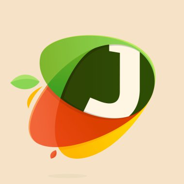 J harfi ile sağlıklı gıda şekilleri.