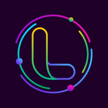 L harfi ile atomlar yörüngeler.