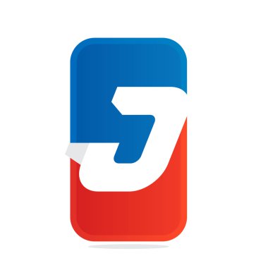 Fitness, spor takımı veya spor salonu için J harfi.