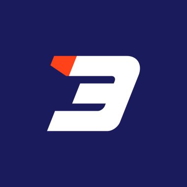 Üç numaralı logosunu görmeniz gerekir. Spor numara logosu.