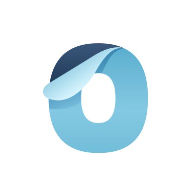 O kağıt mektup katlanmış köşeye ile.