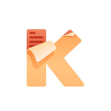 Görev listesi simgesi olan K harfi 