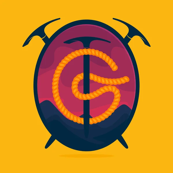 G logotipo da carta — Vetor de Stock