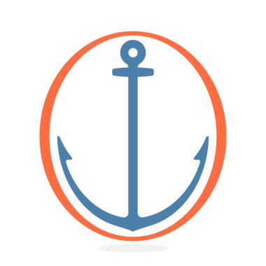 J harfi logosu bir çapa ile halat tarafından oluşturulan. 