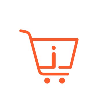 Alışveriş sepeti simgesi ile mektup.