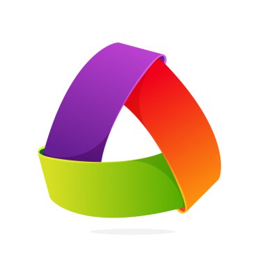 Üçgen logosunu görmeniz gerekir. Üçlü sonsuz döngü simgesi.