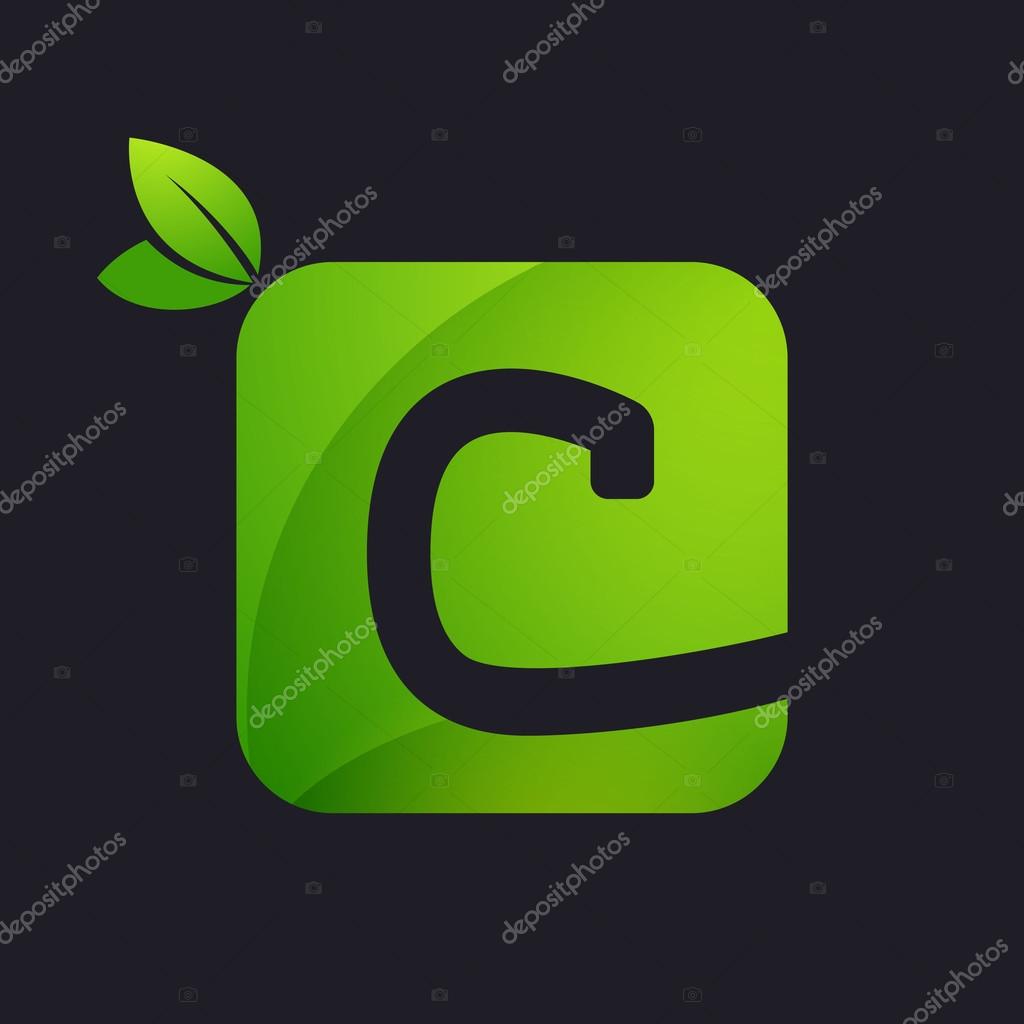 Square Font style, vector design template elements for your ecology application icon. Square symbol for corporate identity.