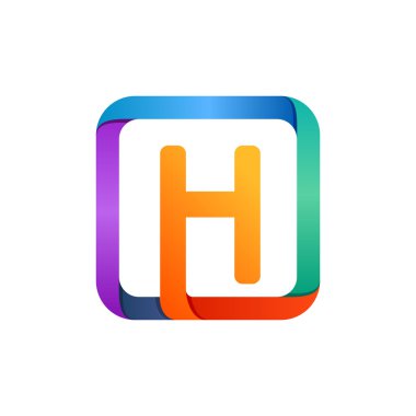 Karede H harfi logosu.